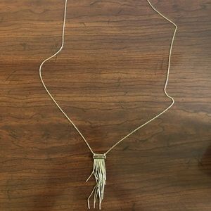 Loft long gold necklace